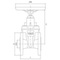 Gate valve Series: EKO®plus (BETA® 300) Type: 21104 Ductile cast iron KIWA Flange PN10/16